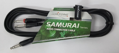 Cable De Audio Jack Stereo 6.3mm A 2 Jack 6.3 Mono 8