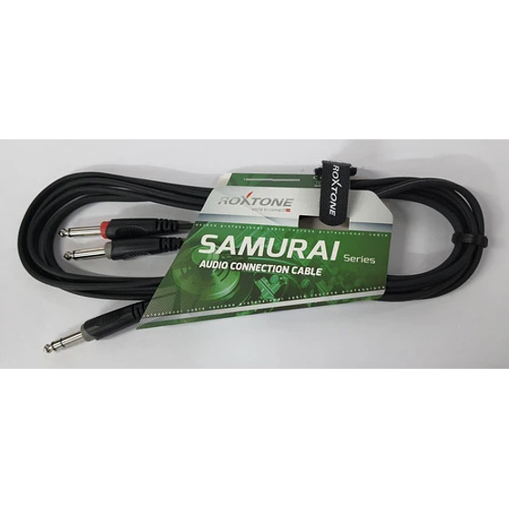 Cable De Audio Jack Stereo 6.3mm A 2 Jack 6.3 Mono 8