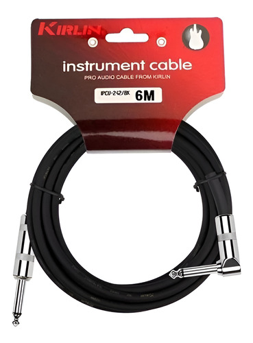 Cable De Instrumento 6 Metros Ipcv242-6m Bk Kirlin 1