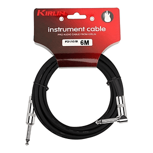 Cable De Instrumento 6 Metros Ipcv242-6m Bk Kirlin