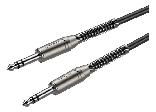 Cable Plug 6,3mm Macho A Macho 6 Metros Stereo Roxtone 1