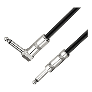 Cable De Audio 6.3mm Con Conector En L - 6 Metros