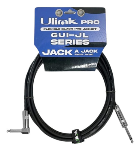 Cable De Audio 6.3mm Con Conector En L - 6 Metros 2