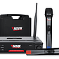 Micrófono Doble Inalámbrico Novik Unk 330 Uhf - Miniatura 1