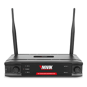 Micrófono Doble Inalámbrico Novik Unk 330 Uhf