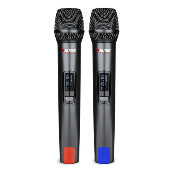 Micrófono Doble Inalámbrico Novik Unk 330 Uhf 3