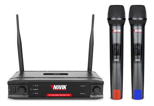 Micrófono Doble Inalámbrico Novik Unk 330 Uhf 4