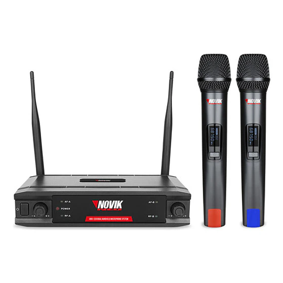 Micrófono Doble Inalámbrico Novik Unk 330 Uhf 4