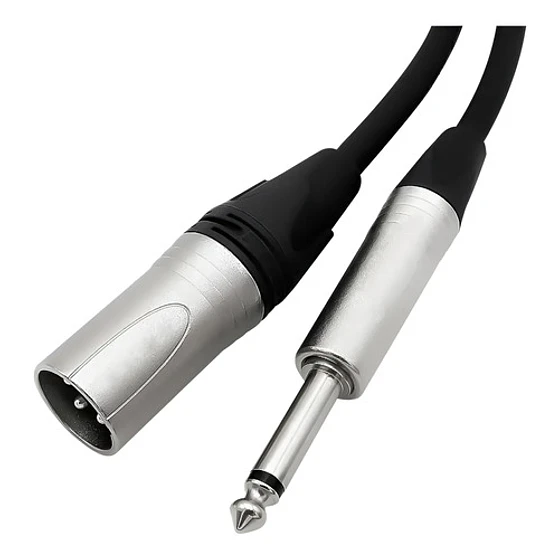 Cable De Audio Xlr Macho A Jack Mono De 3mts Ul-mic-xj4003 1