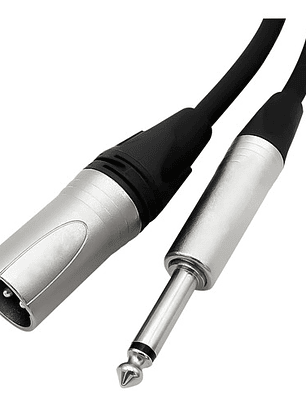 Cable De Audio Xlr Macho A Jack Mono De 3mts Ul-mic-xj4003