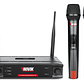 Set X2 Micrófonos Inalámbricos Novik Unk-330 Uhf 70m Maletín Color Negro - Miniatura 4