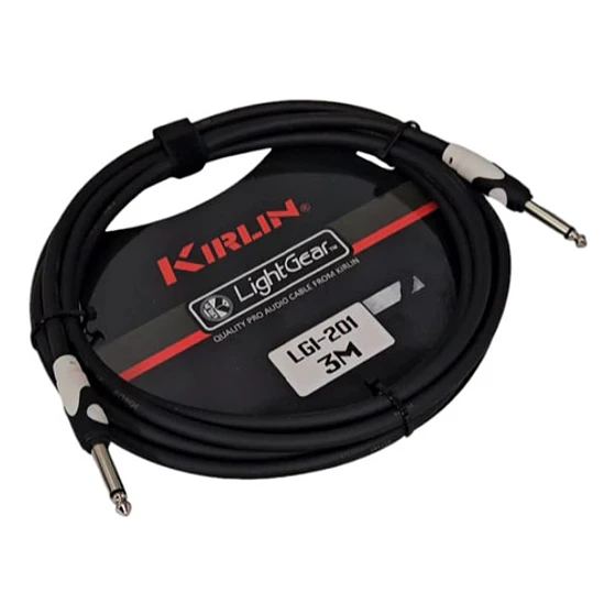 Cable Instrumento Plug A Plug Negro Kirlin Lgi 201 3mts 3