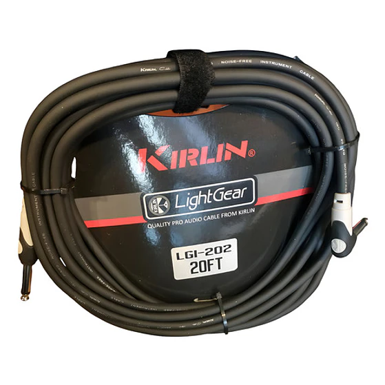 Cable De Instrumento 6 Metros Lgi2026m Bk Kirlin Musicstore 4