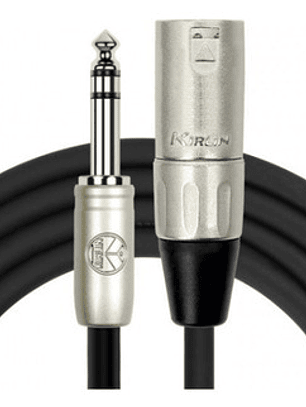 Cable 6,3 Trs A Xlr Macho 3mts. Kirlin