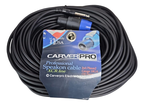 Cable De Parlante Speakon Plug 20 Mt Carver Pro 3