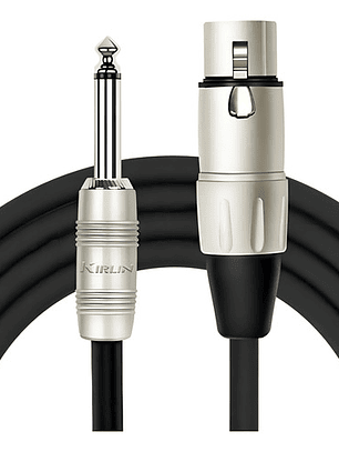 Cable Para Microfono 10 Mt Xlr Hembra A Plug 6.3