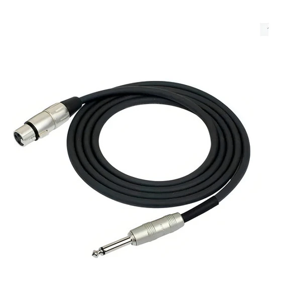 Cable Para Microfono 10 Mt Xlr Hembra A Plug 6.3 2
