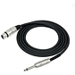 Cable Para Microfono 10 Mt Xlr Hembra A Plug 6.3 - Miniatura 2