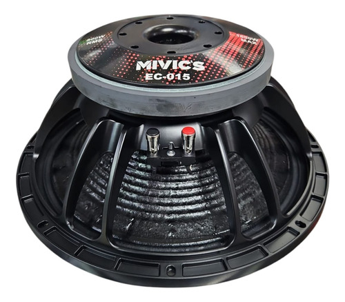 Parlante 15 Pulgadas 1600 W Mivic Negro 3