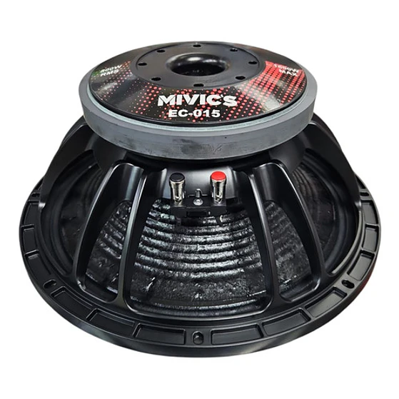Parlante 15 Pulgadas 1600 W Mivic Negro 3