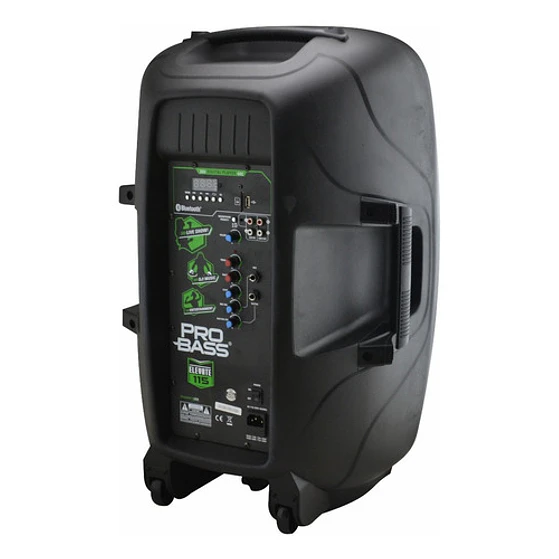 Parlante Pro Bass Elevate 115 Portátil Con Bluetooth 220v 5