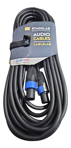 Cable De Parlante Speakon Speakon 10 Mt Stagelab 1