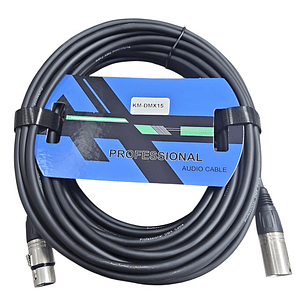 Cable Dmx 15 Mt Kabel Km-dmx15 Ideal Para Iluminacion