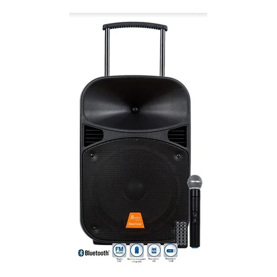 Parlante Baretone Max12mbu 12'' 120w Inalámbrico Con Batería Y Micrófono 2
