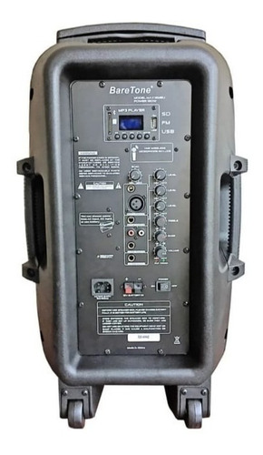 Parlante Baretone Max12mbu 12'' 120w Inalámbrico Con Batería Y Micrófono 5