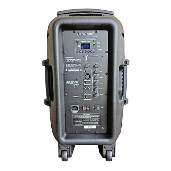 Parlante Baretone Max12mbu 12'' 120w Inalámbrico Con Batería Y Micrófono 4