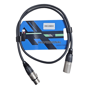 Cable Dmx 1 Mt Kabel Km-dmx1