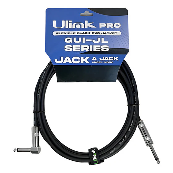 Cable De Audio Jack 6,3m Macho A 6.3mm Macho 10 Metros En L 2