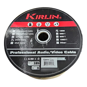 Cable Dmx Rollo 100 Mt Kirlin