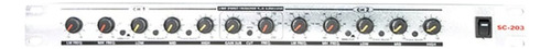 Tecshow Sc-203 Crossover Electrónico 3 Vías 220v 2