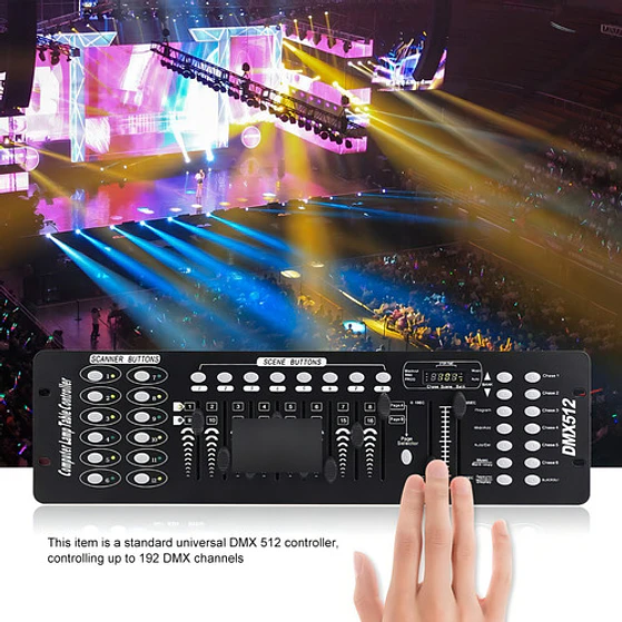 Controlador Dmx 512 Consola Mesa Iluminación 192 Canales 3
