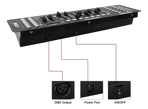 Controlador Dmx 512 Consola Mesa Iluminación 192 Canales 4