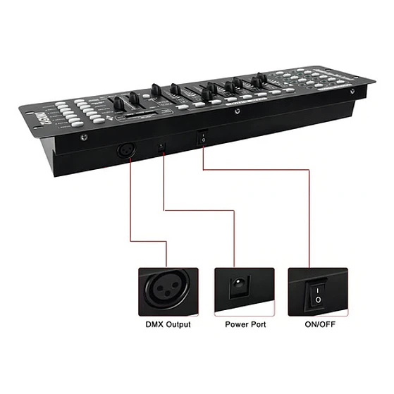 Controlador Dmx 512 Consola Mesa Iluminación 192 Canales 4