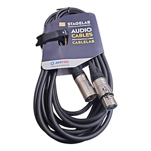 Cable De Microfono Xlr 6 Mt Stagelab Profecional Clm-xmxf6m