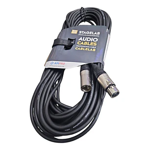 Cable De Microfono Xlr 6 Mt Stagelab Profecional Clm-xmxf6m