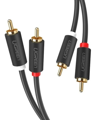 Cable De Audio Blindado Rca Macho Macho Ugreen De 1,5 M 2