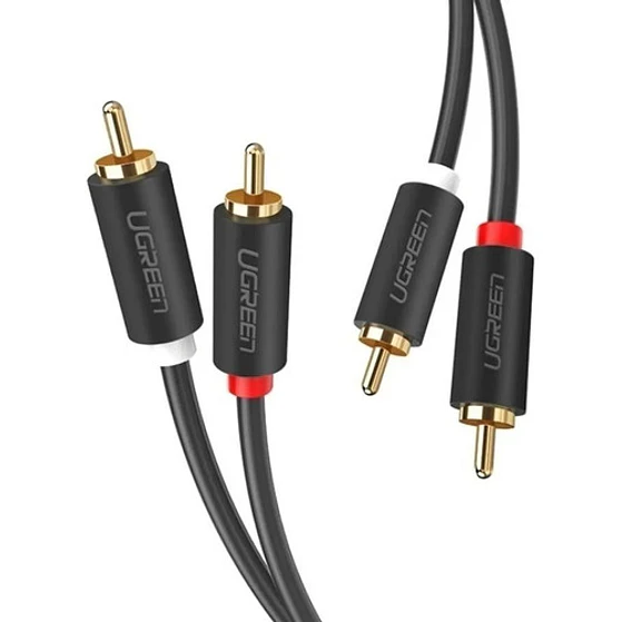 Cable De Audio Blindado Rca Macho Macho Ugreen De 1,5 M 2