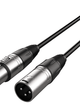 Cable De Audio Xlr Macho Hembra De 10 Mts Ul-mic-x2010