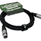 Cable De Audio Xlr Macho Hembra De 10 Mts Ul-mic-x2010 - Miniatura 2