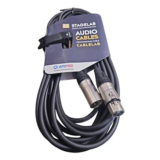 Cable De Microfono Xlr 15 Mt Stagelab 1