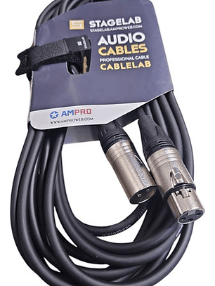 Cable De Microfono Xlr 15 Mt Stagelab