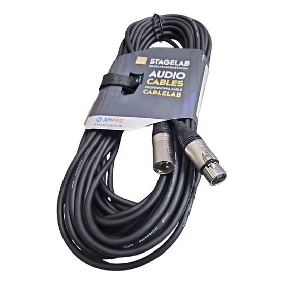Cable De Microfono Xlr 15 Mt Stagelab 2