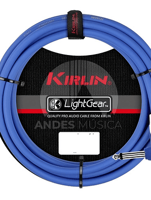 Cable Instrumento Azul Plug Angulo 3 Mts. Lgi-202-3a Kirlin