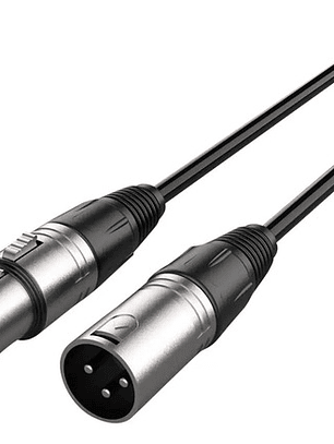 Cable De Audio Xlr Macho Hembra De 6 Mts Ul-mic-x2006