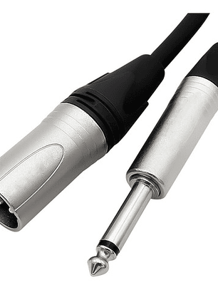 Cable Ulink Xlr Macho A Plug 6.3 Mono 10 M Audio Pro