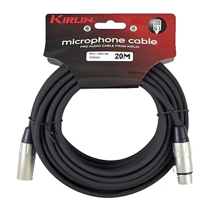 Cable Micrófono Kirlin Xlr Mpc-280 20 Metros